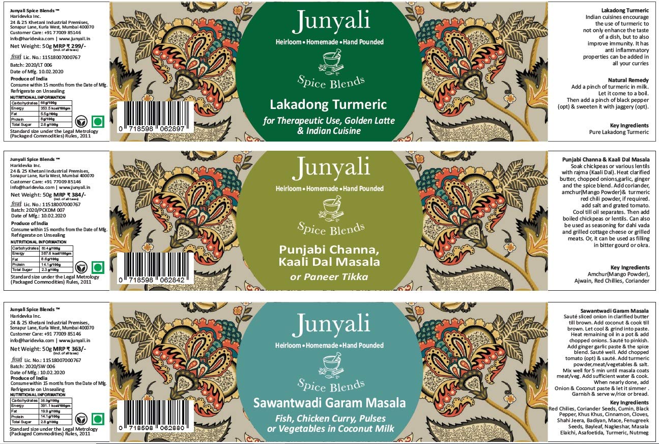 Junyali Tester Pack - 10 Spice Blends